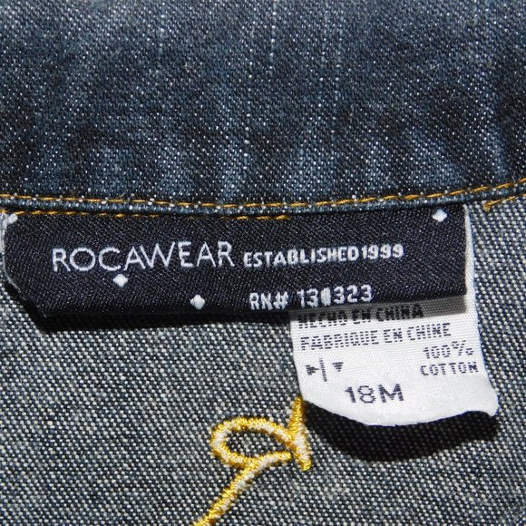 Rocawear Denim Jean Jacket 18 Mo. - Picture 6 of 6